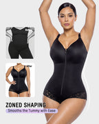 Zip Up Sculpting Bodysuit