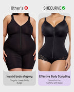Zip Up Sculpting Bodysuit