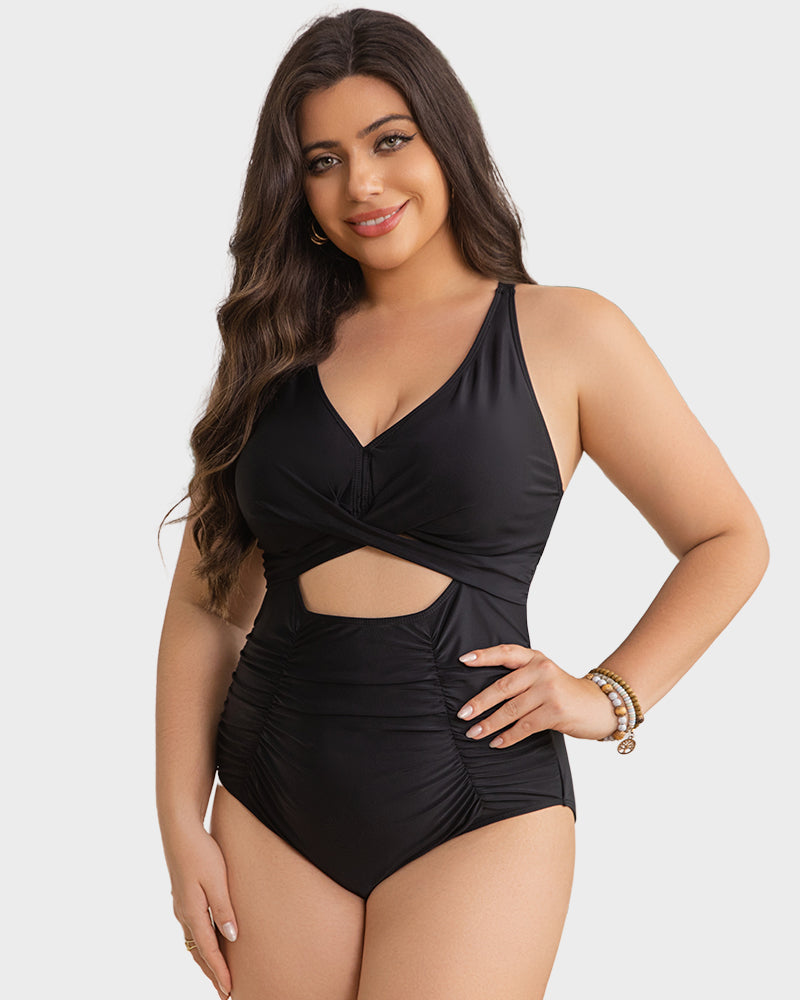 One Piece Swimsuits Push Up Tummy Control Bathing Suits Main image