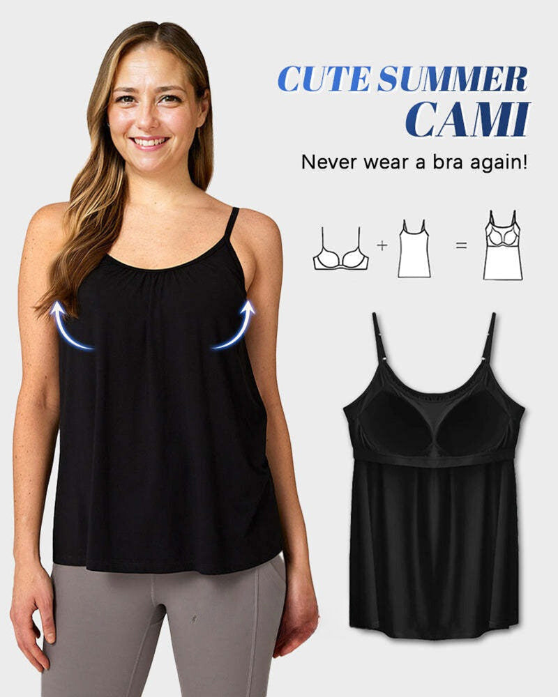 Women's Fly Free Cooling Cami with Built-in Bra