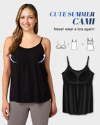Women's Fly Free Cooling Cami with Built-in Bra