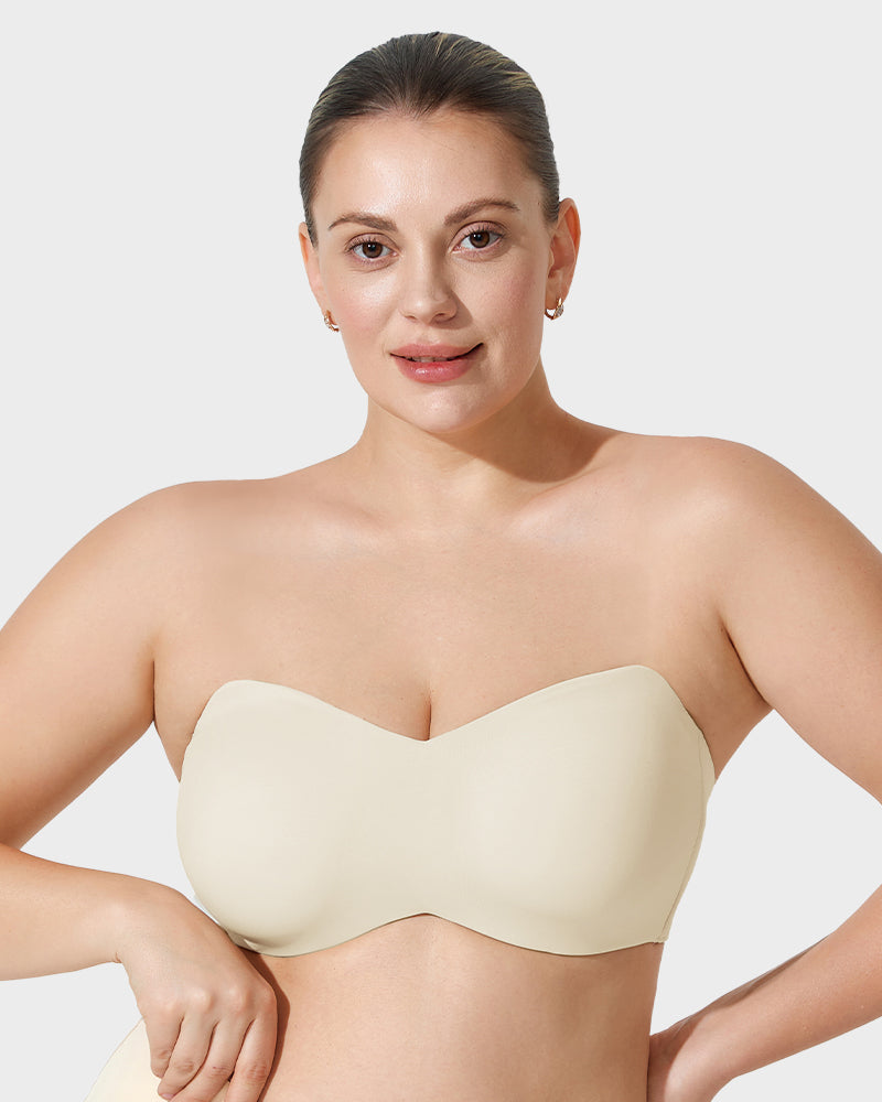 Full Support Non-Slip Convertible Bandeau Bra Secondary image