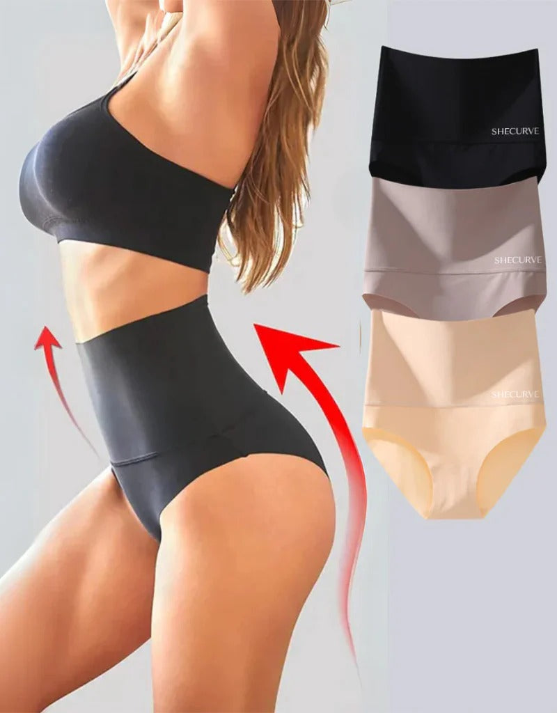 3-Pack High Waisted Tummy Control Briefs Secondary image