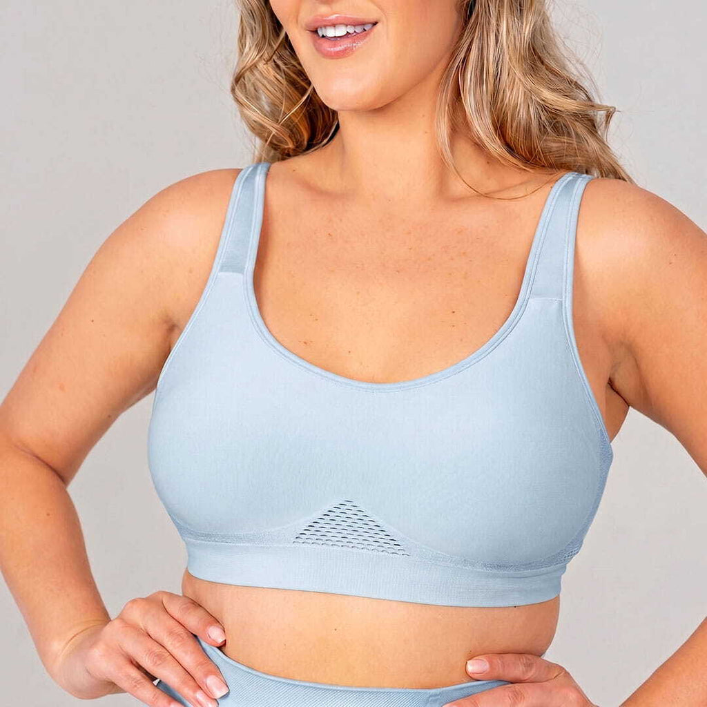 Breathable Support Bra With Adjustable Straps